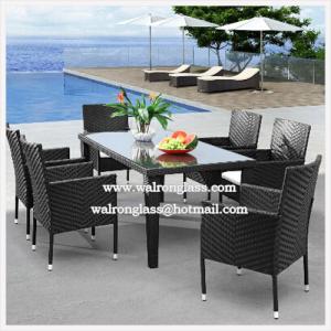 Wholesale Modern and Simple Design for Outdoor Furniture with Glass from china suppliers