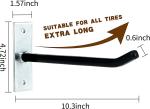 Powder Coated/Galvanized Tyre Wall Holder for Car Wheel Stand on Sale