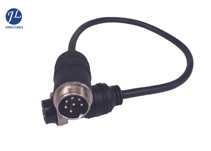 Waterproof Pure Copper 7Pin Aviation  Cable Female To Male Extension connector