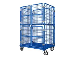 China Industrial Durable Roll Container Trolley Heavy Duty Large Load Capacity on sale