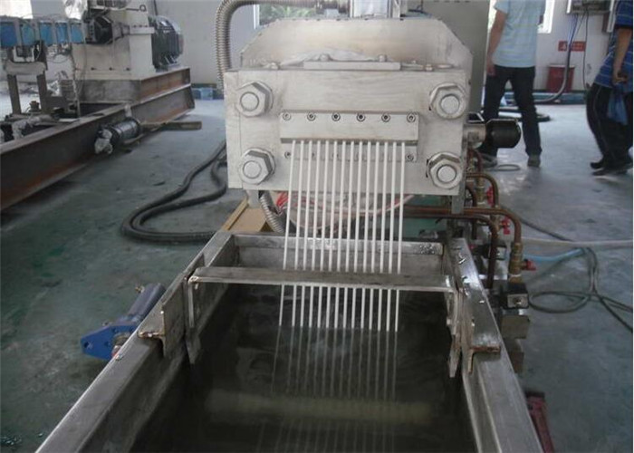 PP / PE / PET Double Screw Plastic Granules Machine for Plastic Recycling