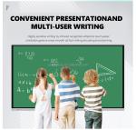 Qtenboard 75 65 86 Inch Dual Touch Panel Smart White Board For School
