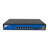 Buy cheap IP30 8 Port Managed Gigabit Switch 8 POE Port 2 SFP Slots from wholesalers