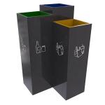 Receptacle 400mm 40L Multi Compartment Trash Bin
