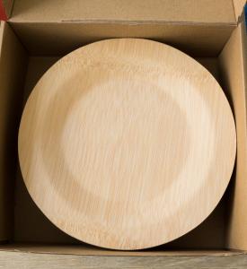 Wholesale Natural Reusable Bamboo Wooden Plates Biodegradable 7 9 10 For Cake Bread from china suppliers