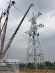 Hot Dip Galvanized Angel Steel 132 KV Transmission Line Tower