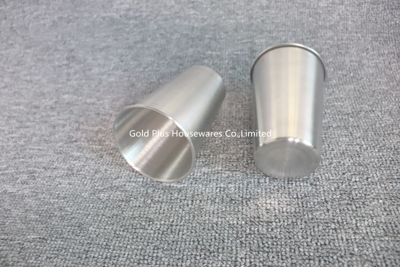 Durable Using 500ml Single Walled 304 Stainless Steel Mug Eco Friendly