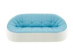 Customizable 3 Seats Ottoman Sofa Set , Sectional Living Room Sofa Set