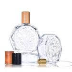 Custom Logo Luxury 50ml Portable Glass Perfume Bottle Spray Cap
