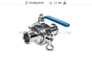 Wholesale SS316L, DN40 Clamped non-retention valve, PTFE Full port valve from china suppliers