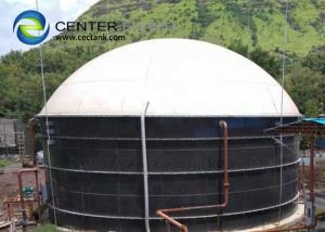 China Glass Lined Steel Farm Biogas Tanks In Powered Dairy Farms on sale