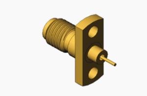 Wholesale MSSM Female 2-hole Flange RF Coaxial Connector Long Micro-strip from china suppliers