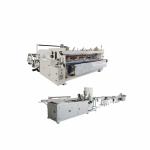 Rewinder 4 Anvil Blades Toilet Paper Production Line 2800mm Width Band Saw