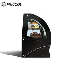 Wholesale Automatic defrost Curved Glass Refrigerated Pie Display Case 130L For Cake Shop from china suppliers