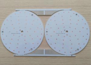 China LED Aluminum PCB Single Layer Wite Soldermask PCB Board manufacturer on sale