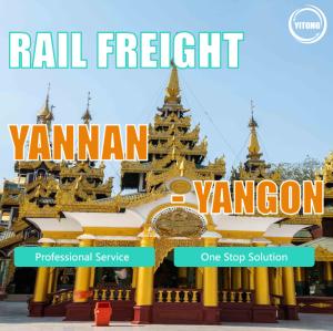 Wholesale Rail Freight for Bulk and FCL Both From China To Myanmar from china suppliers