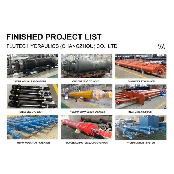 Double Acting 800ton capacity Main Cylinder For hydraulic colddraw Bench