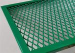 Green Color Expanded Metal Mesh With Frame For Grills Stair Treads