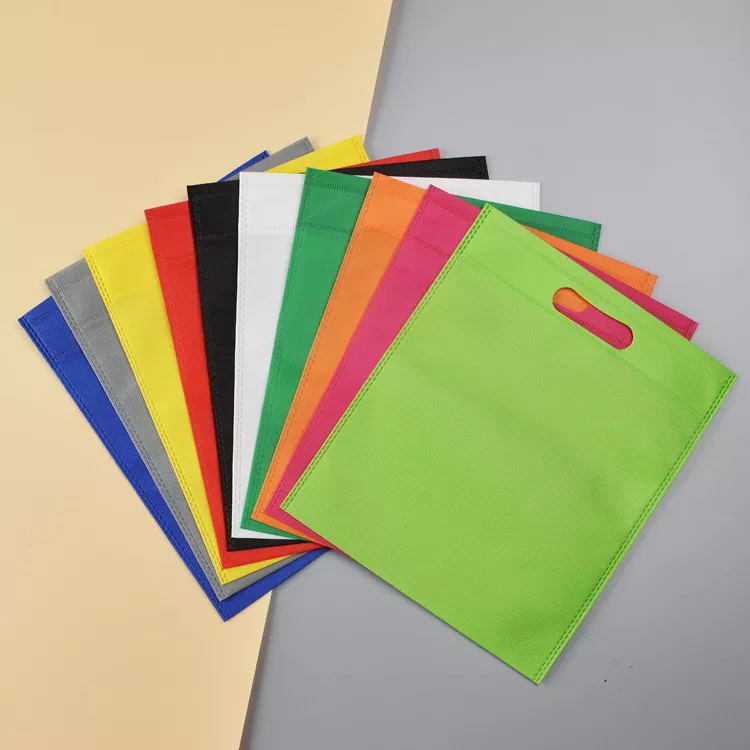 Eco-friendly Non-woven D Cut Bag for Accessories and Sealing Handle