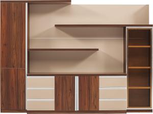 Wholesale L2800mm Office File Storage Cabinet Melamine Board Filing Drawer Cabinet from china suppliers
