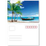 PET / PP Plastic 3D Lenticular Postcard Oil Painting Design above 300DPI