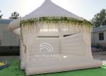 White Inflatable Wedding Bouncy Castle Inflatable Bouncy House Tent For Adults