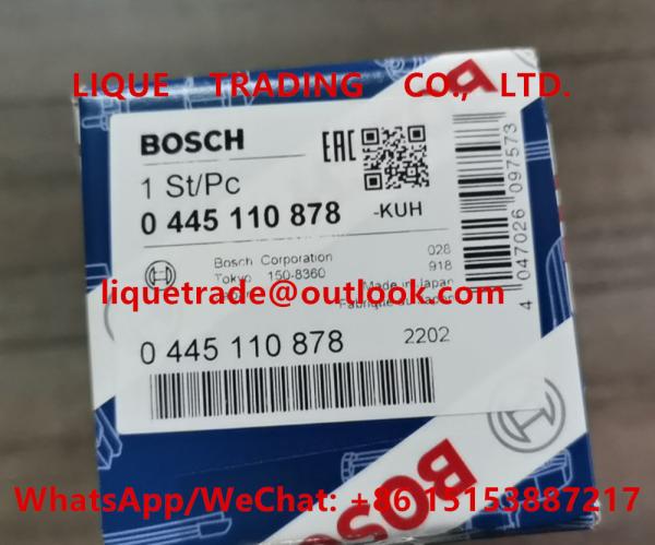 BOSCH injector 0445110467, 0445110878 for NISSAN ZD30 16600-2DB4A, 16600-2DB4B,