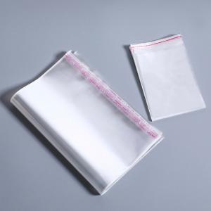 Wholesale Self Adhesive Clear Transparent Packaging Printed Cello Plastic Bags Opp from china suppliers