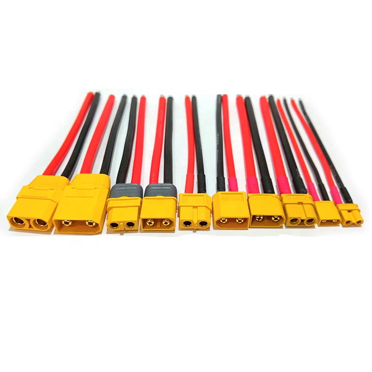 12AWG 16AWG 100mm 150mm 200mm XT30U XT60 XT60H XT90 Connector Male Female to Bare Wires End Cable Harness for Fpv Motor Battery