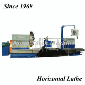 Wholesale 165r/Min 4000mm 40T Cylinder Cnc Horizontal Lathe Machine from china suppliers