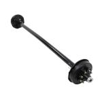 High Capacity 7000 lb Trailer Axle with Electric Brakes and 8 Bolts on 6.5" Bolt