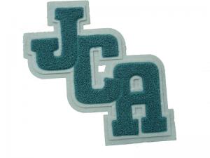 Wholesale Promotional Green Custom Embroidered Patches, Sew / Iron On Patch For Clothing from china suppliers