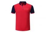 Cotton Jersey Polo Shirts Arm With Contrast Tilt As Core Polo / Summer Clothing