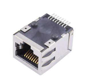 Wholesale 8Pin EMI SMT RJ45 Female Connector With Magnetic SMD from china suppliers