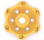 5" PCD Diamond Cup Wheels Super Good Wearness For Heavy Epoxy Removing