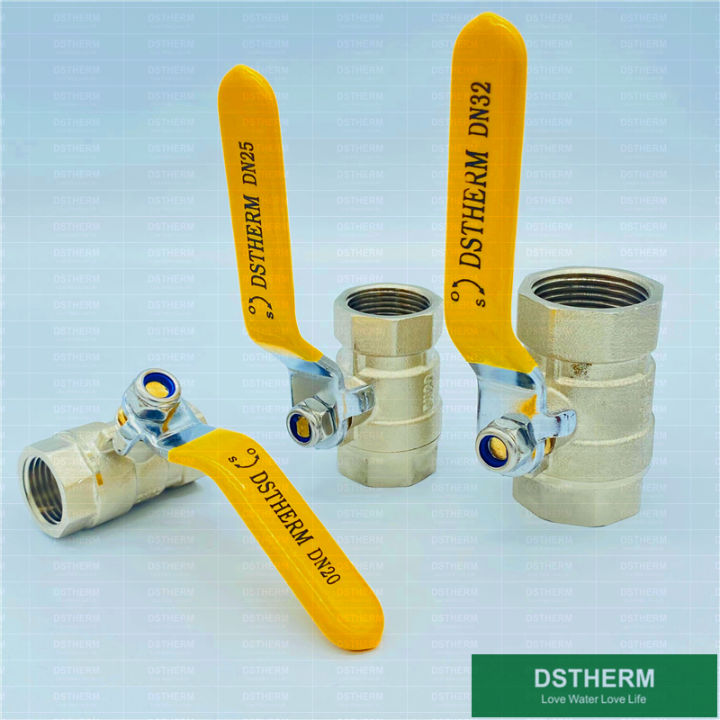 PN25 Forged Brass Ball Valve High Pressure For Gas Pipe Connection