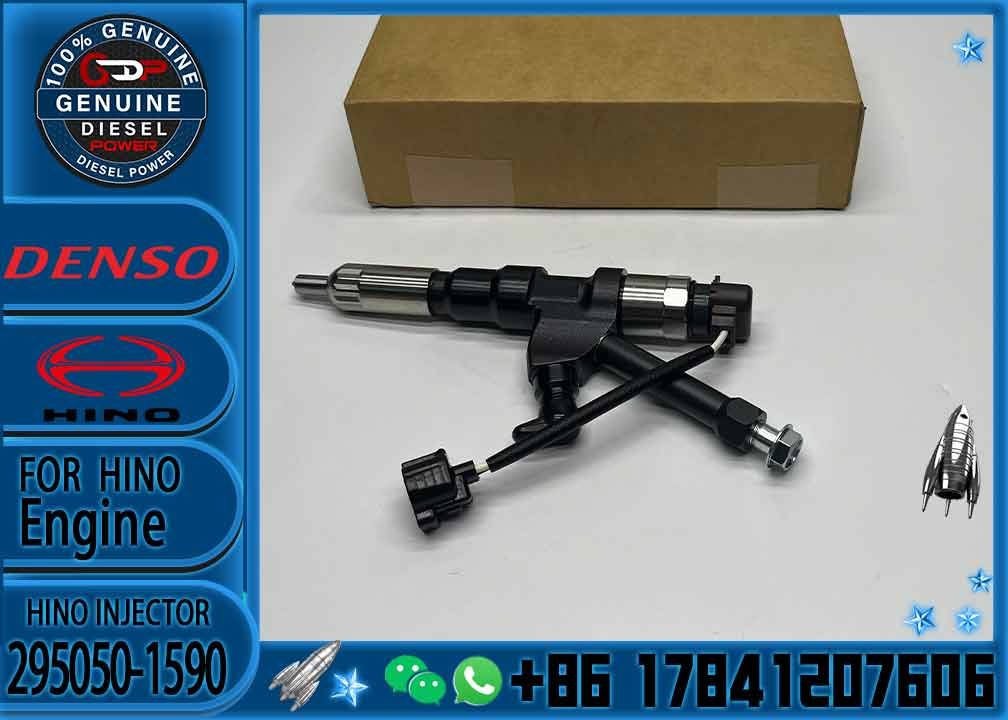 High Quality Fuel Injector 295050-1590 Fuel Injector Assembly 23670-E0590 For Toyota HILUX 2KD-FTV
