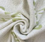 Fashion Spunlace Nonwoven Fabric White / Black Color With Flat Appearance