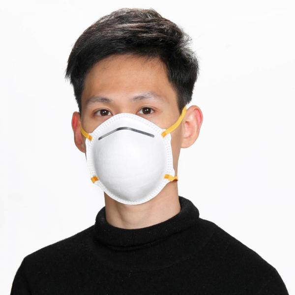 Quality Dust Proof FFP2 Cup Mask Hypoallergenic Neck Hanging Type Breathe Freely for sale