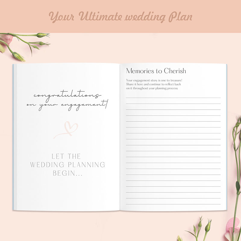 Promotion Hardcover Undaunted Planning Diary Notebook Organizer with Custom Printing
