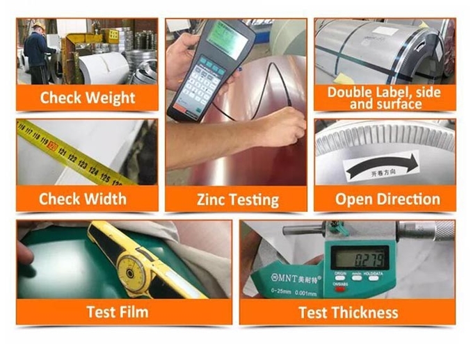 20 micron Top Coating Color Coated Steel Coil For Home Appliance