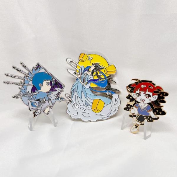 Metal 1.5in Soft Enamel Lapel Pins Badge Metal Hard Custom Metal Pin Badges