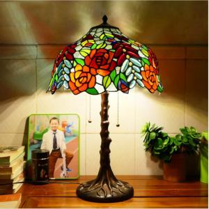 Wholesale Tiffany Table Lamp European Retro Simple Bedroom glass table lamp(WH-TTB-84) from china suppliers