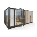Aluminum Alloy Windows Expandable Wooden Container House for EU 20ft 40ft Modern