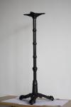 Black Color Bistro Table Legs Cast Iron Dining Table Legs 12 Month Warranty