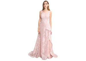 Wholesale Black Floor Length Ladies Evening Dresses A - Line Elegant Long Tail Cocktail Dress from china suppliers