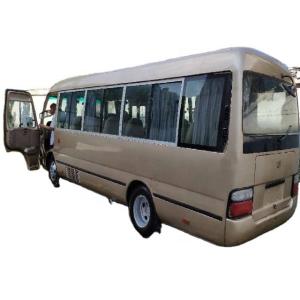 Wholesale Clean Golden Color 39000km Used Toyota Coaster Bus With Left Steering from china suppliers