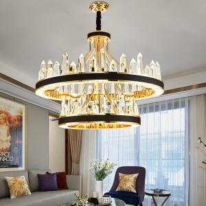 Wholesale 500*350mm Interior Pendant Chandelier Lights 6500K To 6500K Hanging Crystal Ceiling Lights from china suppliers