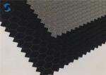 Luggage Polyester Honey Comb Jacquard Fabric 250D PU Coated Waterproof