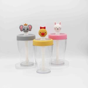 Wholesale 430ml Kids Reusable Water Bottle Drinks Juice Tea With Carry Lid from china suppliers
